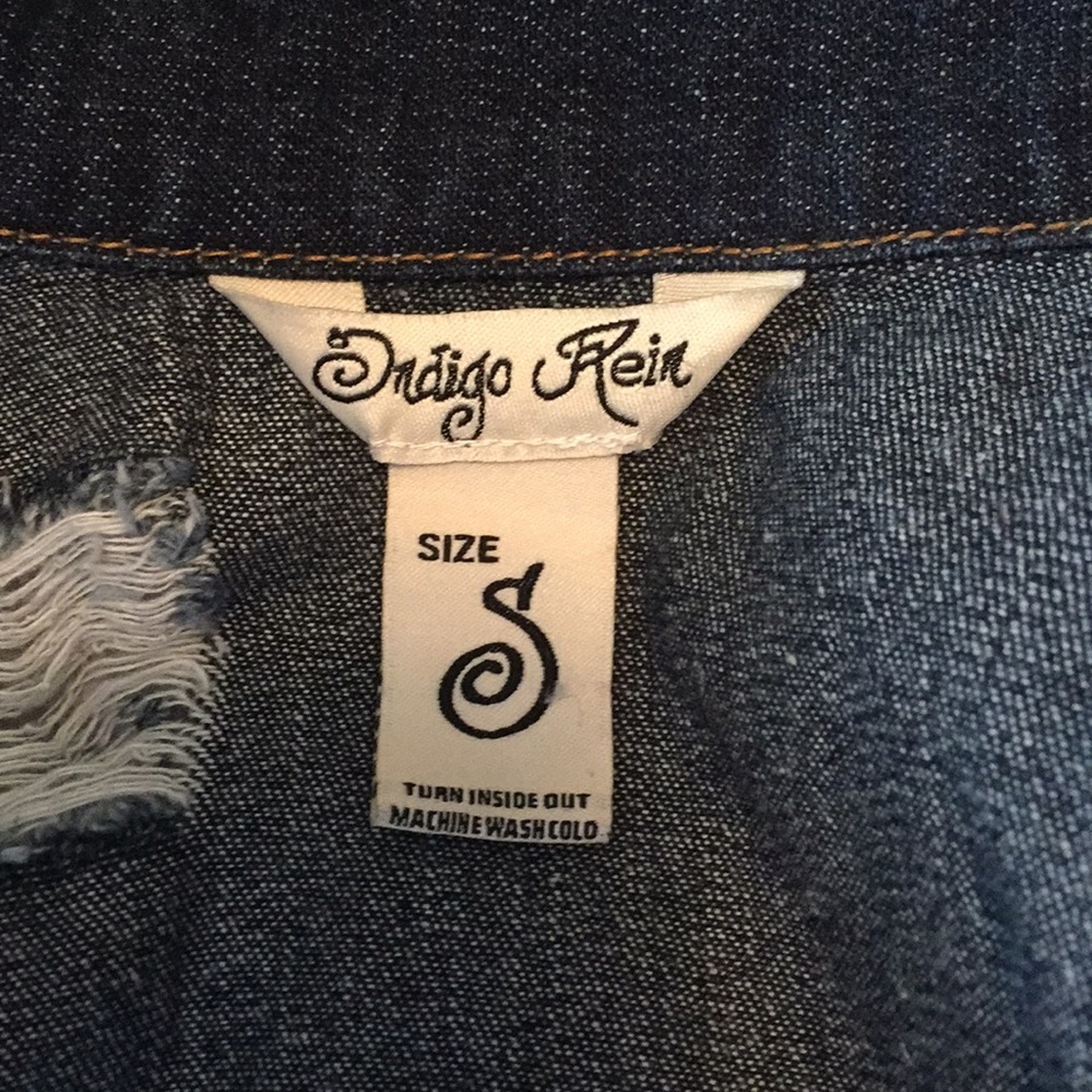 Indigo Rein jeans jacket size S - Picture 4 of 5